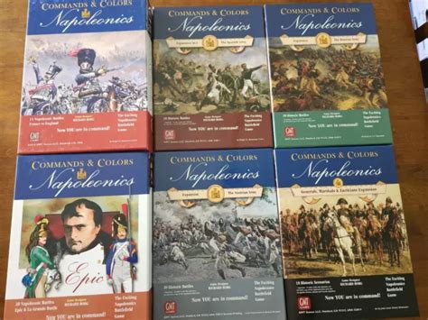 Commands And Colors Napoleonics Base Expansions By Gmt Games