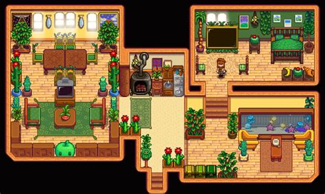 Aesthetic Farmhouses Or Other Interior Places In The Game Stardew Valley