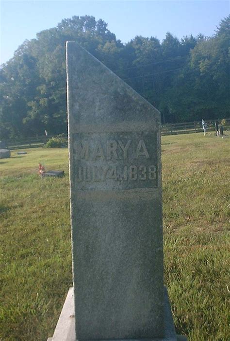 Mary Ann Mccord Carter Sconosciuto Monumento Find A Grave