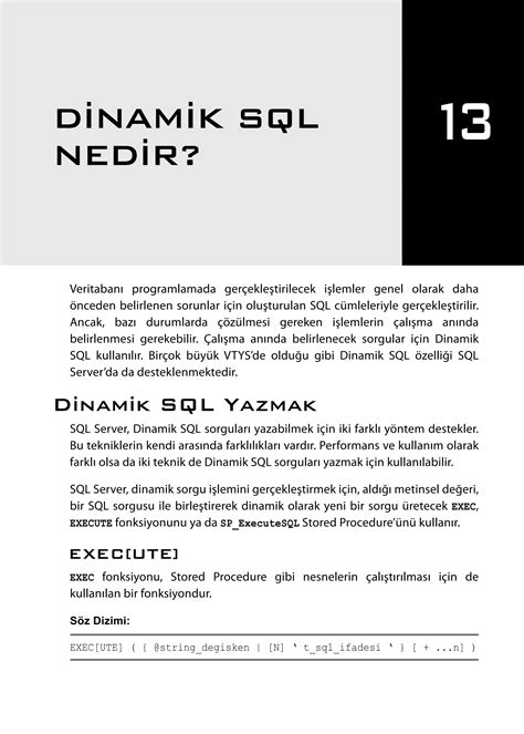 İleri Seviye T SQL Programlama Chapter 13 PDF