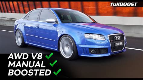 The Audi Rs4 B7 Awd V8 Is Even Better With Boost Turbo And Stance