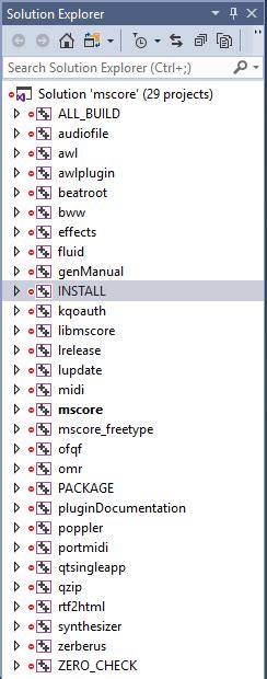 Compile instructions (Windows - Visual Studio) | MuseScore
