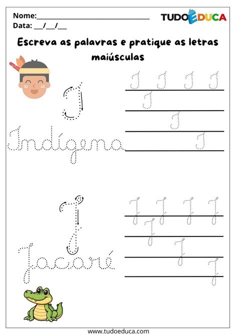 J Maiúsculo Letra Cursiva - Letra J Em Maiuscula Cursiva