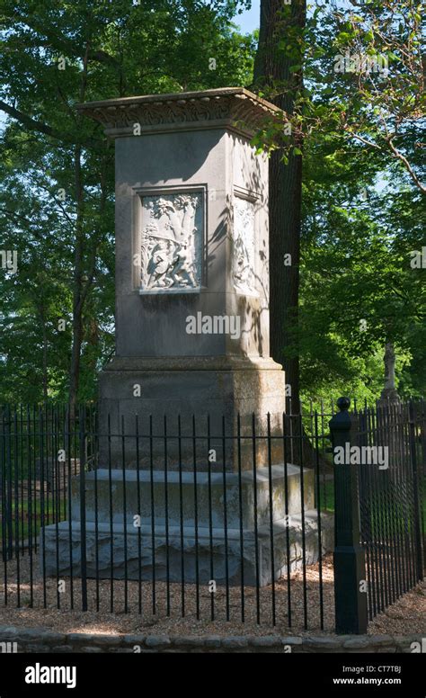 Kentucky Frankfort Frankfort Cemetery Daniel Boones Grave Stock