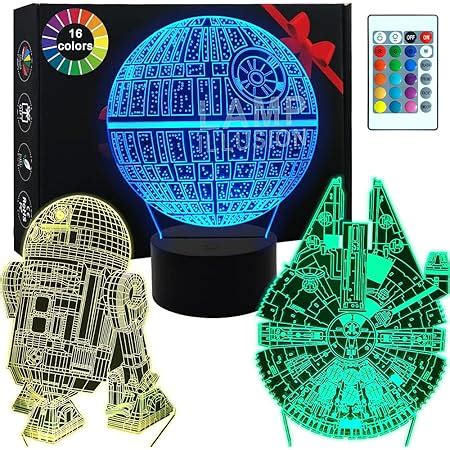 Dreamy Cubby Star Wars Cadeau Lampe D Illusion Veilleuse Quatre