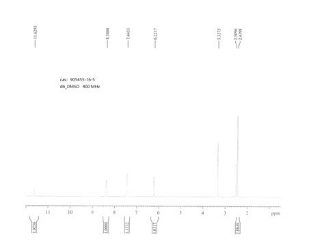 Chloro Methyl H Pyrrolo C Pyridine H Nmr Spectrum