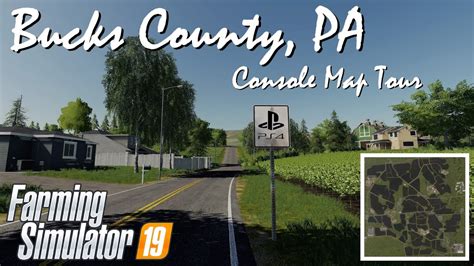 Bucks County Pa Console Map Tour Farming Simulator Review Youtube