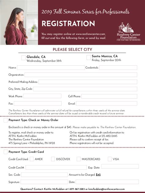 Fillable Online Seminar Registration Form TemplateJotFormSeminar