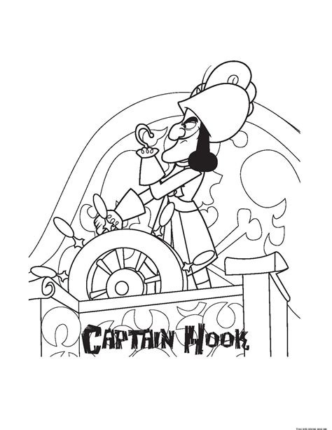 Captain Hook Printable Coloring Pages Coloring Pages