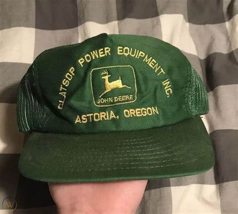 Vtg 70 S John Deere Dealership Louisville Mfg Co Trucker Hat Green Rare 1974554205