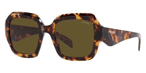 Prada PR 28ZS 14L09Z 53 Sage Honey Tortoise Sunglasses