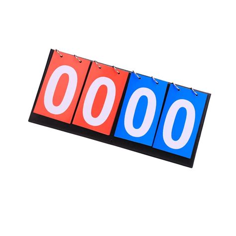 Table Tennis Shovel Scoreboard with Number Cards Flip Scoreboard ...