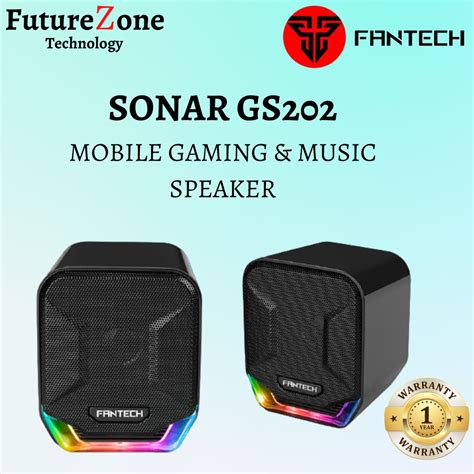 Fantech Speaker Sonar Gs Mobile Gaming Music Portable Usb