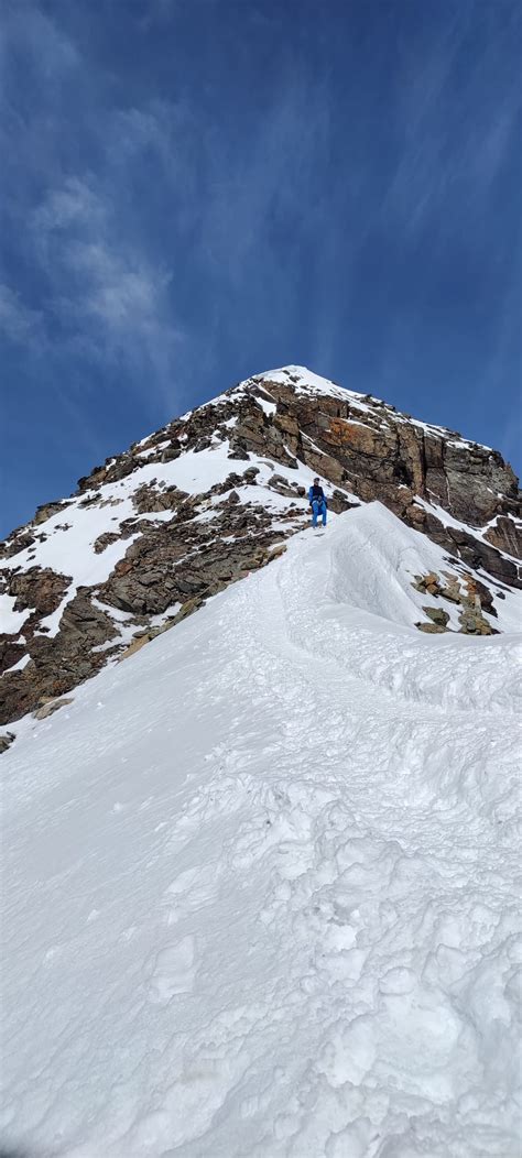 Scalino Pizzo Dalla Diga Di Campo Moro Sci Alpinismo Pellata A