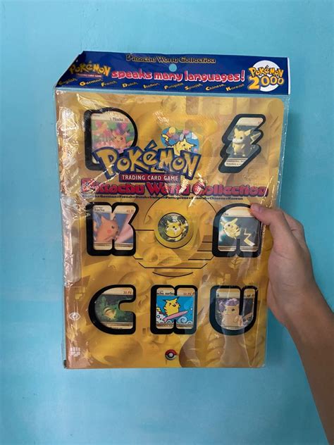 Pokemon Pikachu World Collection Sealed Binder Hobbies Toys