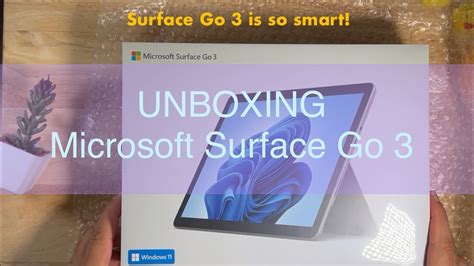 Unboxing Microsoft Surface Go3 Youtube