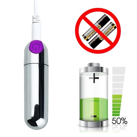 Mini Usb Rechargeable Magic Bullet 10 Function Silver Mini Vagina