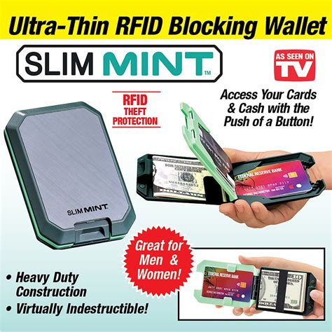 Slim Mint RFID Theft Protection Wallet | Collections Etc.