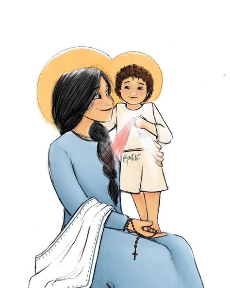 Dibujos Pati Trigo On Instagram Madre De La Misericordia