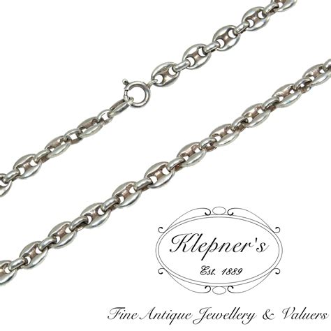 Modern Sterling Silver Cm Anchor Chain Klepner S Fine Antique