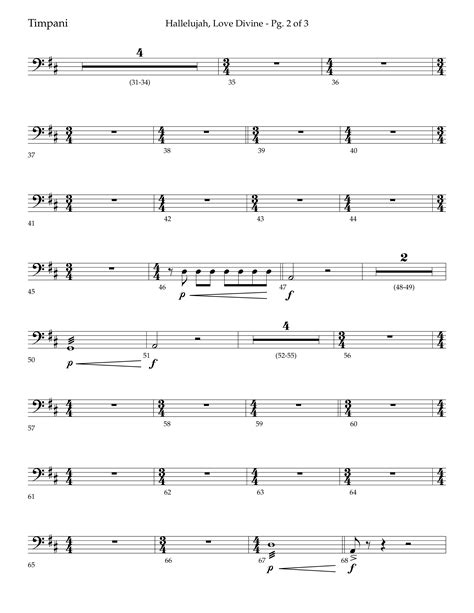 Hallelujah Love Divine Choral Anthem Satb Timpani Sheet Music Pdf