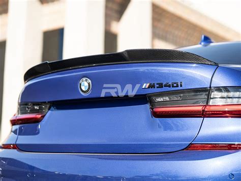 BMW G20 G80 3 Series 330i M340i M3 RWS Carbon Fiber Trunk Spoiler