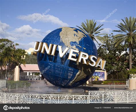 Globe Icon At Universal Studios Orlando Florida Stock Editorial Photo