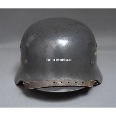 M Stahlhelm Der Luftwaffe Mit Beiden Emblemen Zustand