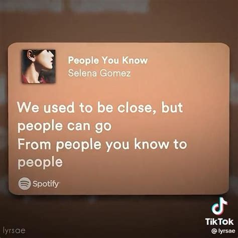 Selena Gomez People You Know [video] Şarkı Sözleri Enstrümantal