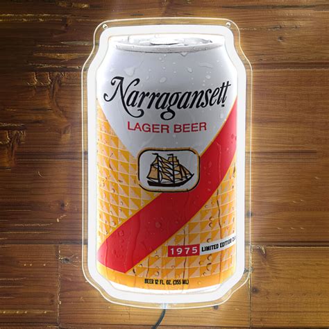 Narragansett Lager Beer Neon Light Sign Home Nightclub Art Wall Decor