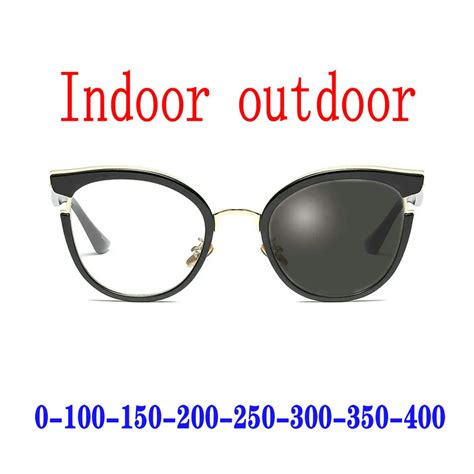 2019 Sun Photochromic Finished Men Women Myopia Eyeglasses Frame With Color Lens Sun Glasses