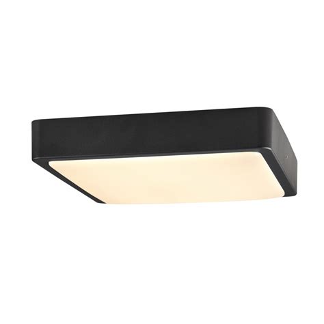 AINOS applique et plafonnier extérieur carré anthracite LED 18W