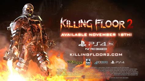 Killing Floor 2 PS4 Pro Gameplay Trailer 4K 30fps YouTube