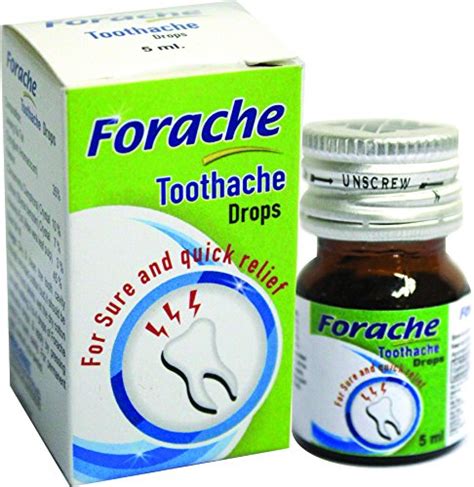 Forache Toothache Drops For Quick Relief Pack Of 5