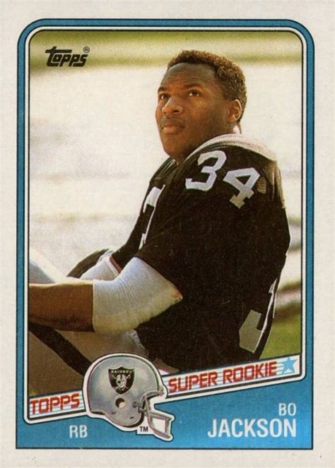 Topps Bo Jackson Football Vcp Price Guide