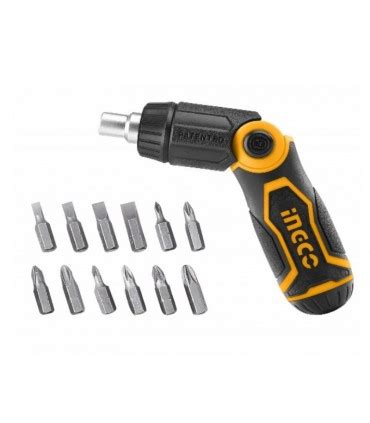 Ingco Akisd In Multi Folding Handle Ratchet Screwdriver Set