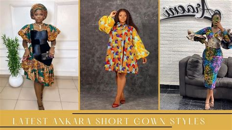 2022 Latest Ankara Short Gown Styles For Ladies Ladeey