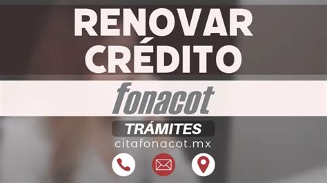 Renovar Crédito FONACOT Requisitos y Solicitud 2025