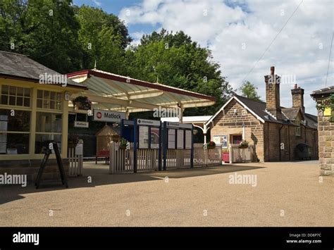 Matlock train railway station, Matlock, Derbyshire,The peak district, England, U.K.,on the ...