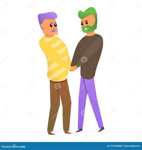 Transgender People Gay Icon Cartoon Style Stock Vector Illustration Of Dance Homosexuality
