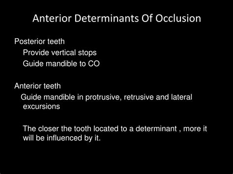 Ppt Fundamentals Of Occlusion Powerpoint Presentation Free Download