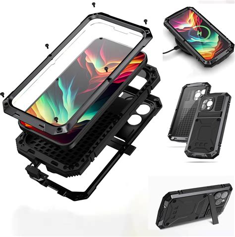 Mitywah Coque Tanche Pour Iphone Pro Max Coque Robuste En M Tal