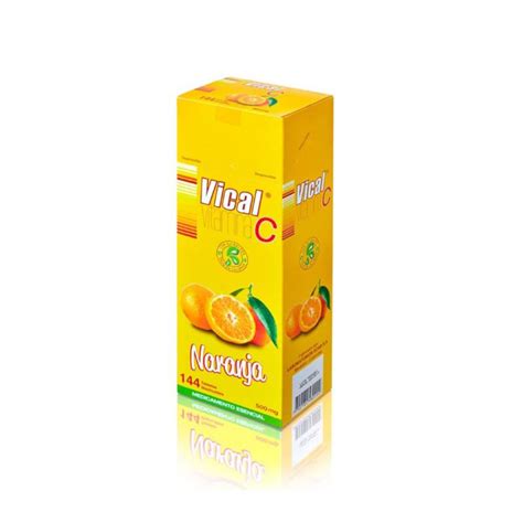 Vical Vitamina C Naranja 500mg X 144 Tabletas Masticables Ecar