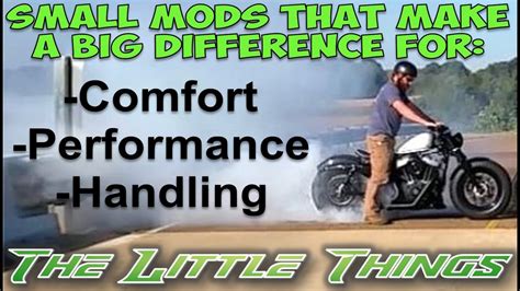 Small Changes Big Impact Harley Davidson Must Haves Youtube