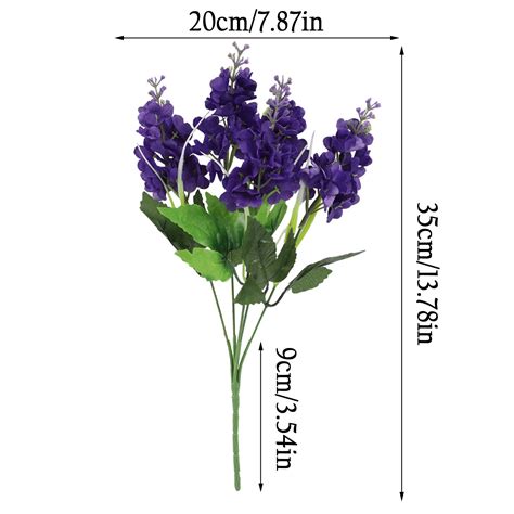 Fake Flower Bouquet Fake Bouquet Floral Arrangements Lavender Hyacinth