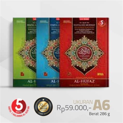 Jual Alquran Alhufaz A6 Al Quran Hafalan Al Hufaz Terjemah Tajwid