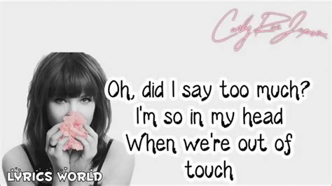 Really Like You Carly Rae Jepsen Lyrics Youtube