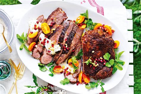 BBQ Butterflied Lamb With Tahini Sauce Recipe