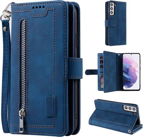 Kimfiyny Cover Flip Pelle Samsung Galaxy S Nuova Con Slot Schede