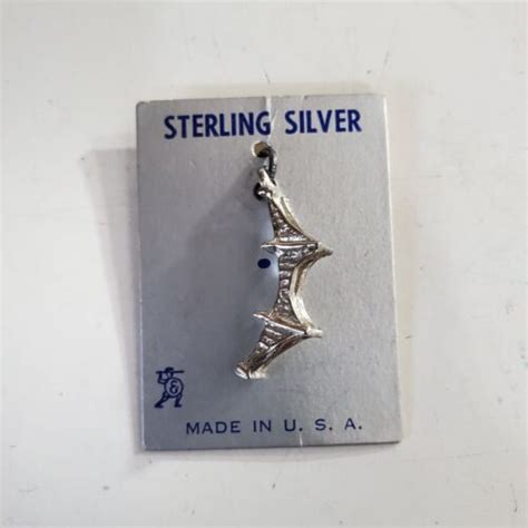 Vintage Elco Sterling Silver Golden Gate Bridge Charm New Old Stock Ebay